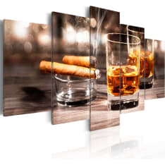 Artgeist Cigar and whiskey taulusetti