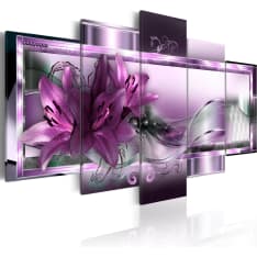 Artgeist Purple Lilies taulusetti