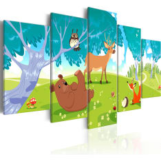 Artgeist Friendly Animals taulusetti