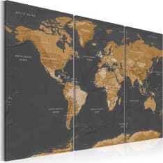 Artgeist World Map: Modern Aesthetics taulusetti