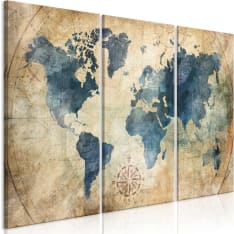 Artgeist Retro Map taulusetti