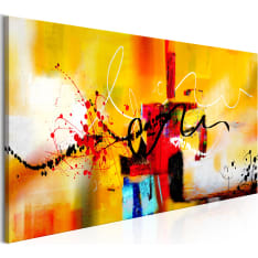 Artgeist Crazy Serpentines Orange Narrow taulu