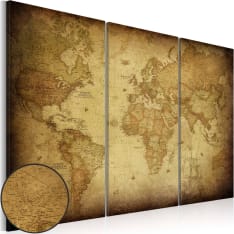 Artgeist Old map: triptych taulusetti