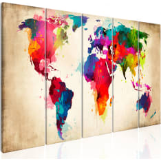 Artgeist Bright Continents taulusetti