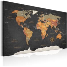 Artgeist World Map: Secrets of the Earth taulu