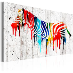 Artgeist Colourful Zebra taulu
