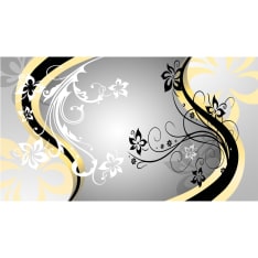 Artgeist Art-flowers (yellow) itseliimautuva fototapetti