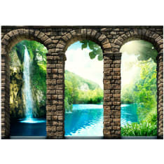 Artgeist Mysterious waterfall itseliimautuva fototapetti