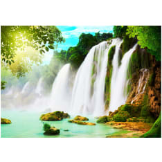 Artgeist The beauty of nature: Waterfall itseliimautuva fototapetti
