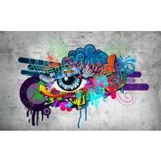 Artgeist Graffiti eye itseliimautuva fototapetti