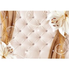 Artgeist Lilies and gold itseliimautuva fototapetti