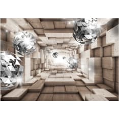 Artgeist In A Wooden Tunnel itseliimautuva fototapetti