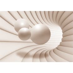 Artgeist Balls In The Tunnel itseliimautuva fototapetti