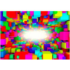 Artgeist Light In Color Geometry itseliimautuva fototapetti