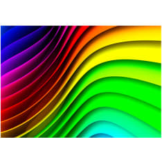 Artgeist Rainbow Waves itseliimautuva fototapetti