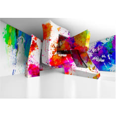 Artgeist Three-dimensional Shapes itseliimautuva fototapetti