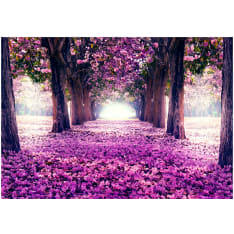 Artgeist Flower Road itseliimautuva fototapetti