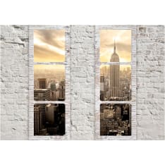 Artgeist New York: View From The Window itseliimautuva fototapetti