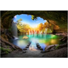 Artgeist Turquoise Lake itseliimautuva fototapetti