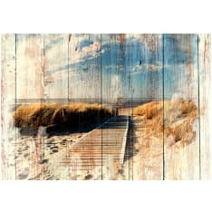 Artgeist Wooden Beach itseliimautuva fototapetti