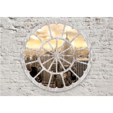 Artgeist New York: A View Through The Window itseliimautuva fototapetti