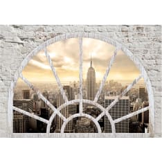Artgeist Ny - City In The Morning itseliimautuva fototapetti