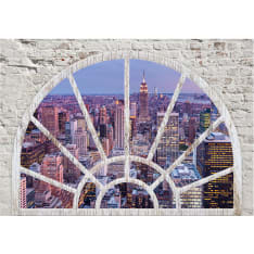 Artgeist Ny - Evening City itseliimautuva fototapetti