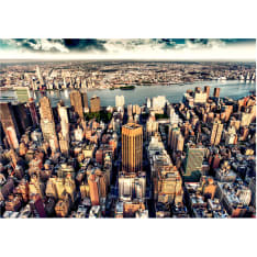 Artgeist Bird's Eye View of New York itseliimautuva fototapetti