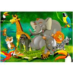 Artgeist Colourful Safari itseliimautuva fototapetti