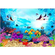 Artgeist Underwater Fun itseliimautuva fototapetti