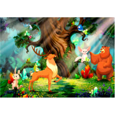 Artgeist Bear and Friends itseliimautuva fototapetti