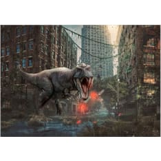 Artgeist Dinosaur in the City itseliimautuva fototapetti