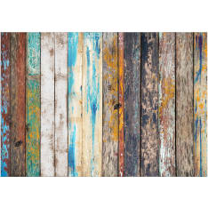 Artgeist Wooden Rainbow itseliimautuva fototapetti