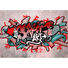 Artgeist Street Classic (Red) itseliimautuva fototapetti