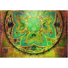 Artgeist Mandala: Emerald Fantasy itseliimautuva fototapetti
