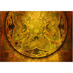 Artgeist Mandala: Golden Poem itseliimautuva fototapetti