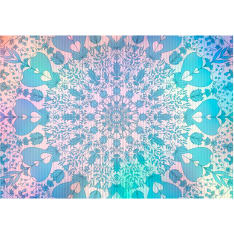 Artgeist Girly Mandala (Blue) itseliimautuva fototapetti