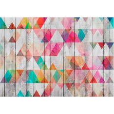 Artgeist Rainbow Triangles itseliimautuva fototapetti