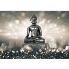 Artgeist Silver Buddha itseliimautuva fototapetti