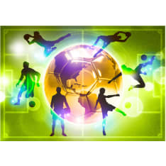 Artgeist Football player itseliimautuva fototapetti