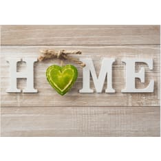 Artgeist Home Heart (Green) itseliimautuva fototapetti