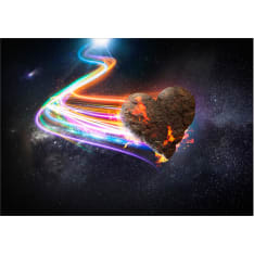 Artgeist Love Meteorite (Colourful) itseliimautuva fototapetti
