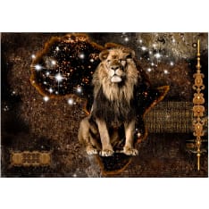 Artgeist Golden Lion itseliimautuva fototapetti