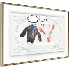 Poster - Conversation of Two Goats
