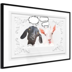 Artgeist Conversation Of Two Goats juliste