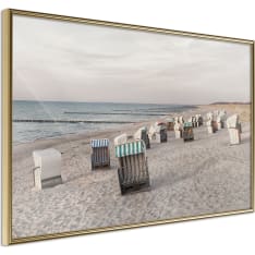 Poster - Baltic Beach Chairs