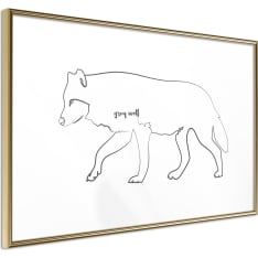 Artgeist Grey Wolf juliste