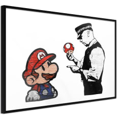 Artgeist Banksy: Mario And Copper Poster