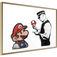 Artgeist Banksy: Mario And Copper Poster
