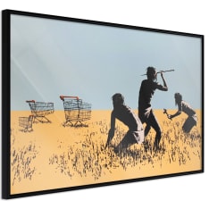 Artgeist Banksy: Trolley Hunters poster